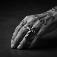 SINGLE SILVER CROSS
