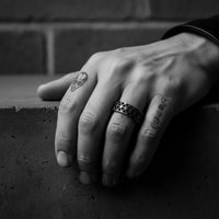 FLOWER OF LIFE RING HOLLOW