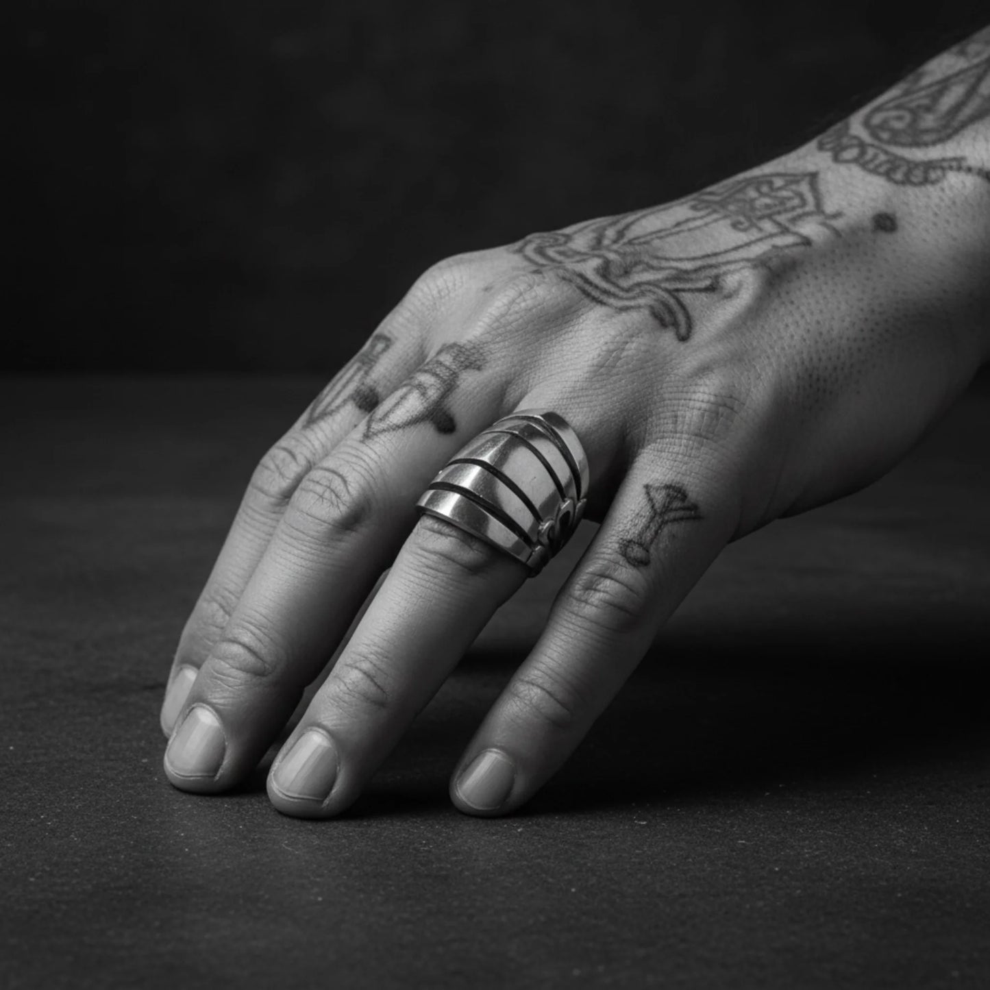 MEDIEVAL HELMET RING