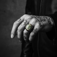 GREEN AGATHA RING