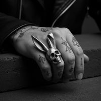 BUNNY SKULL RING