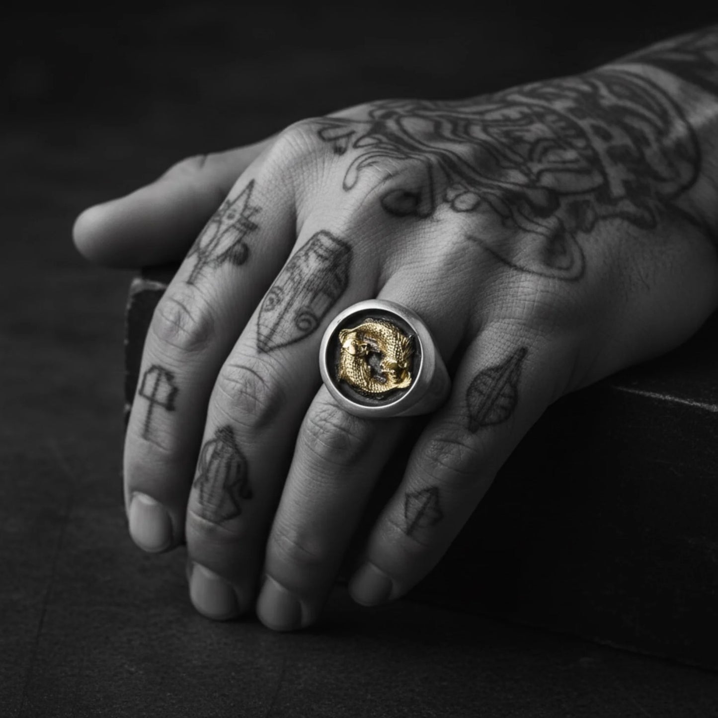 KOI FISH SEAL RING