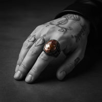 KING SALOMON COPPER STONE RING