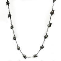 SKULLS SILVER NECKLACE