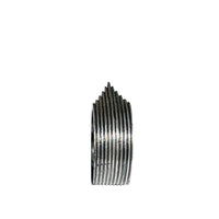 STRIPED TRIANGLE RING