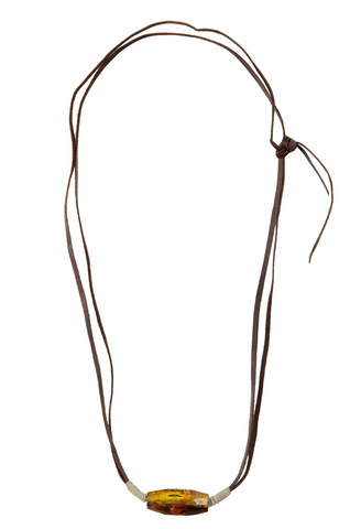 AMBAR LEATHER NECKLACE