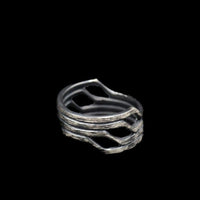 3D ROWS RING - Rock and Jewel