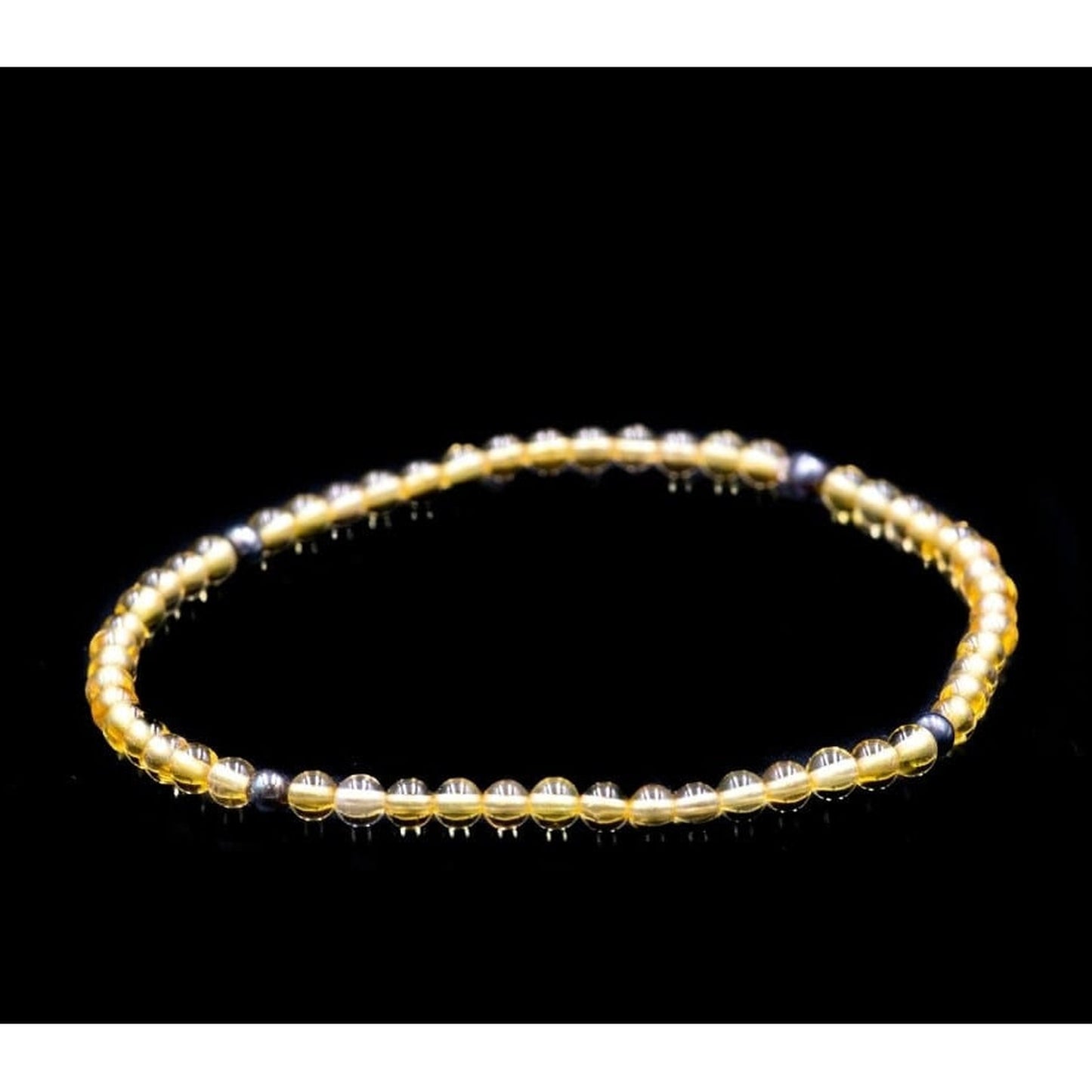 4 BALL CITRINE BRACELET - Rock and Jewel