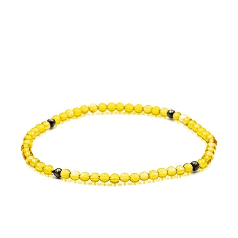 4 BALL CITRINE BRACELET