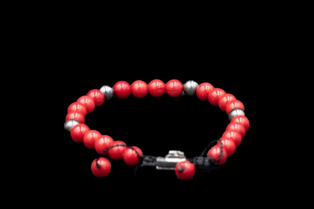 5 BALL RED CORAL - Rock and Jewel