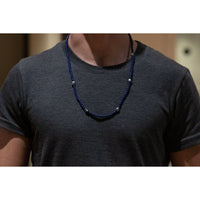 5 SKULLS LAPISLAZULI NECKLACE - Rock and Jewel