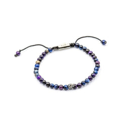 5 SKULLS OJO DE TIGRE GALAXY BRACELET