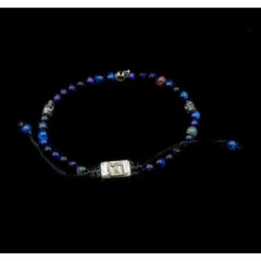 5 SKULLS OJO DE TIGRE GALAXY BRACELET