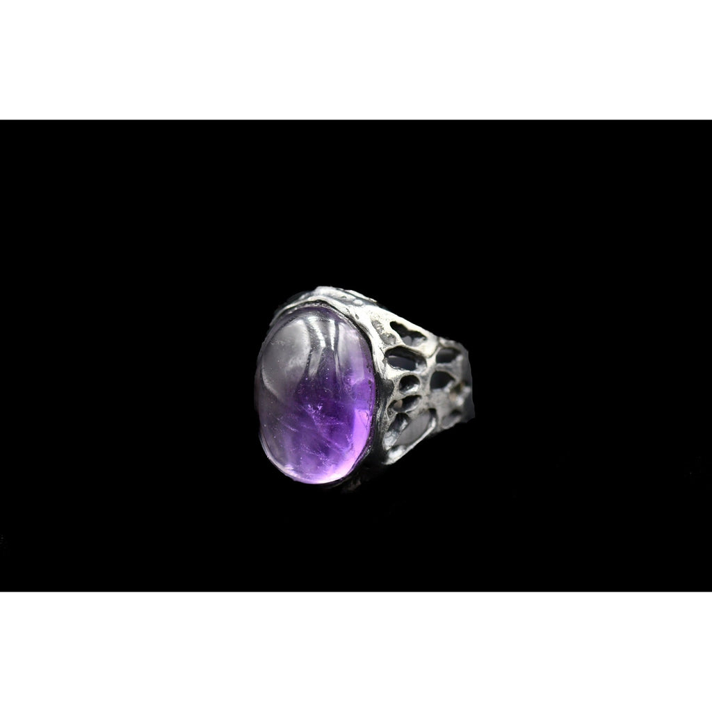 KING SALOMON AMETHYST STONE RING