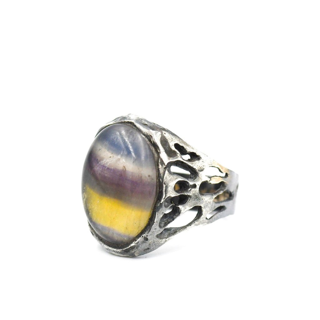 KING SALOMON COLORED AGATHA STONE RING