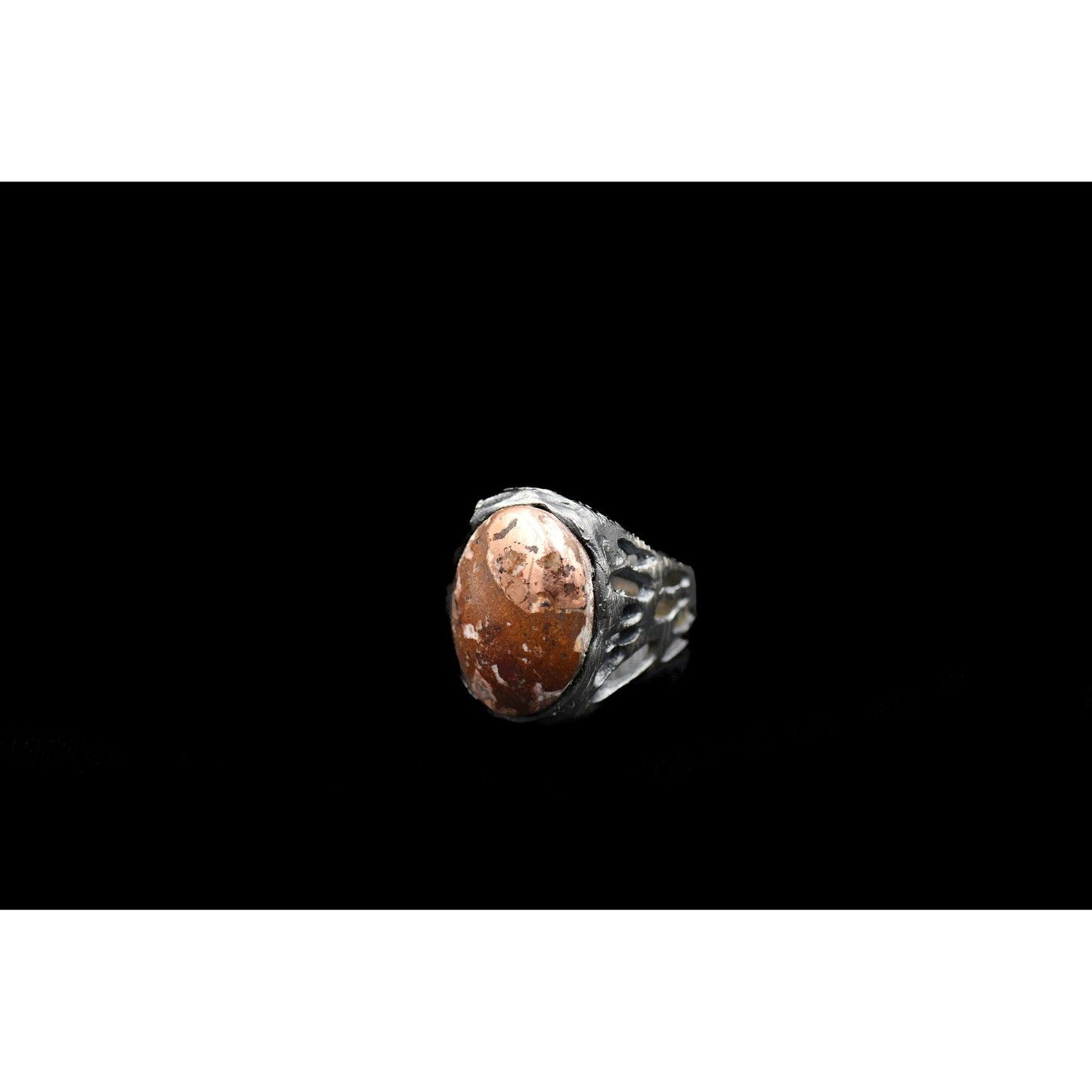 KING SALOMON COPPER STONE RING