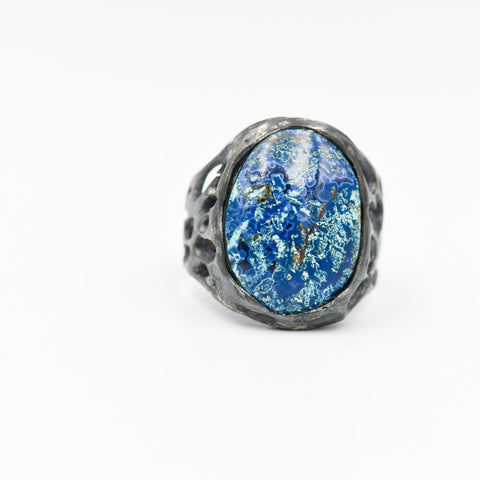 KING SALOMON CRISOCOLE STONE RING