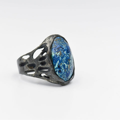 KING SALOMON CRISOCOLE STONE RING