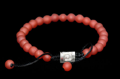 RED CORNALINE MATTE BRACELET