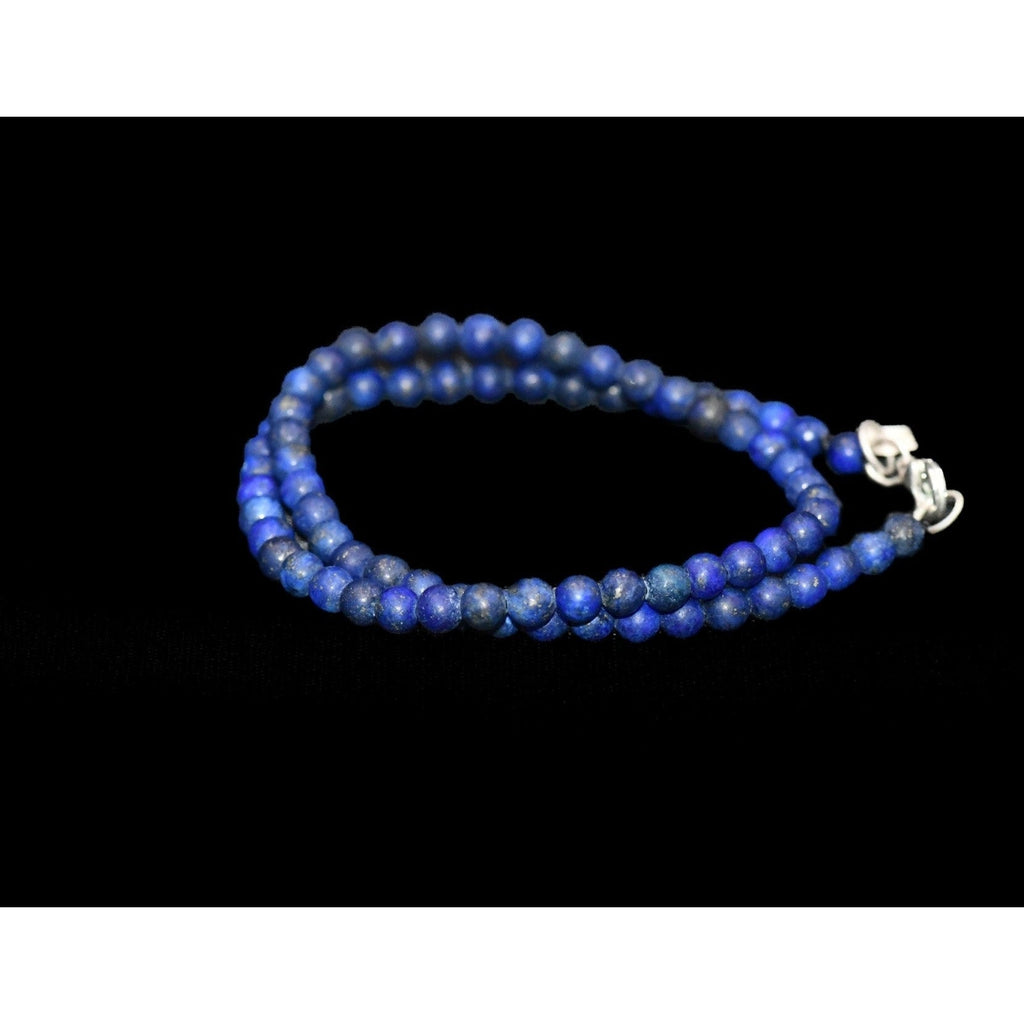 DOUBLE LAPISLAZULI MATTE BRACELET