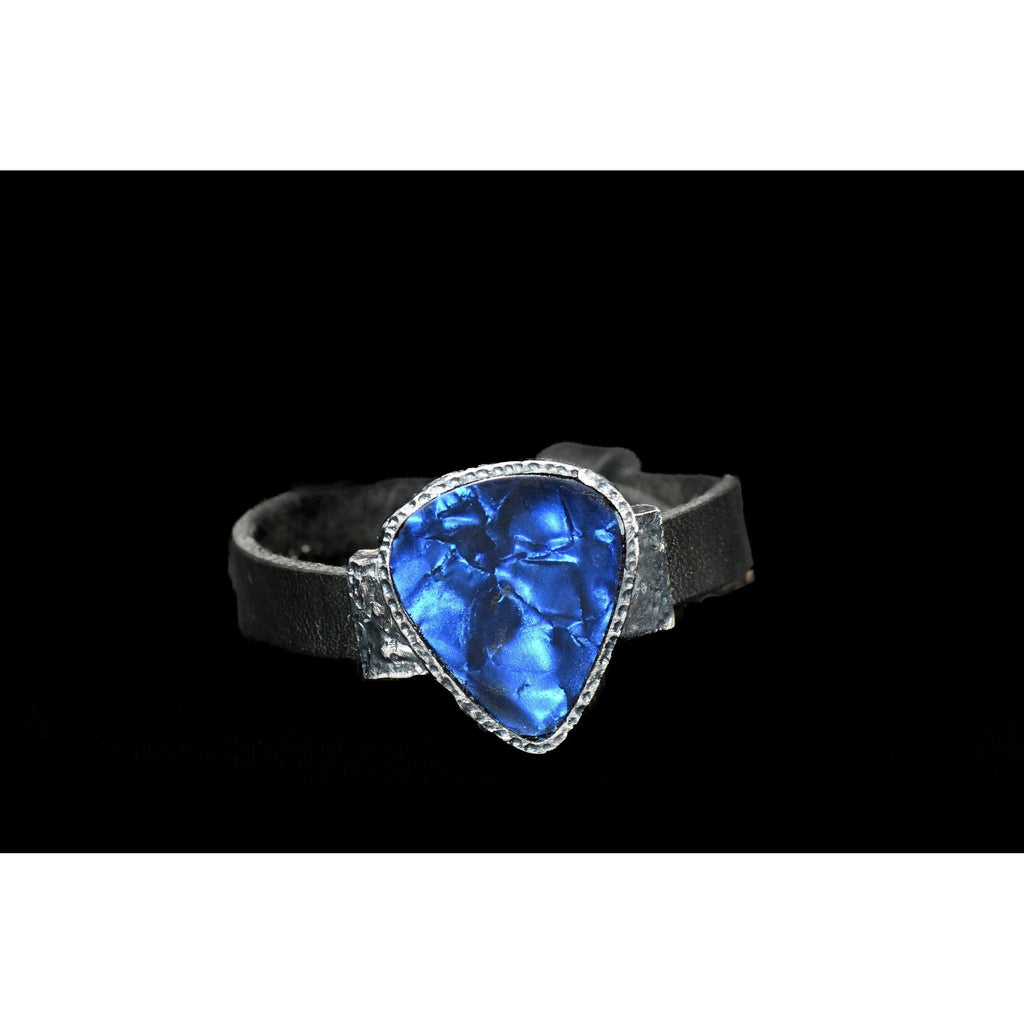 RJ BLUE GUITAR PICK BRACELET