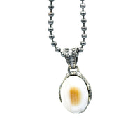 STONE PENDANT WHITE AGATHA