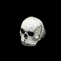 SKULL JOE WHITE STONE RING