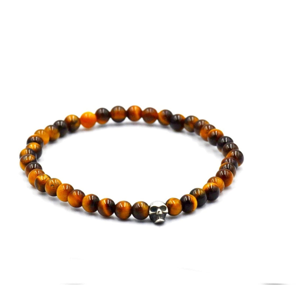 ONE SKULL TIGER EYE ELASTIC