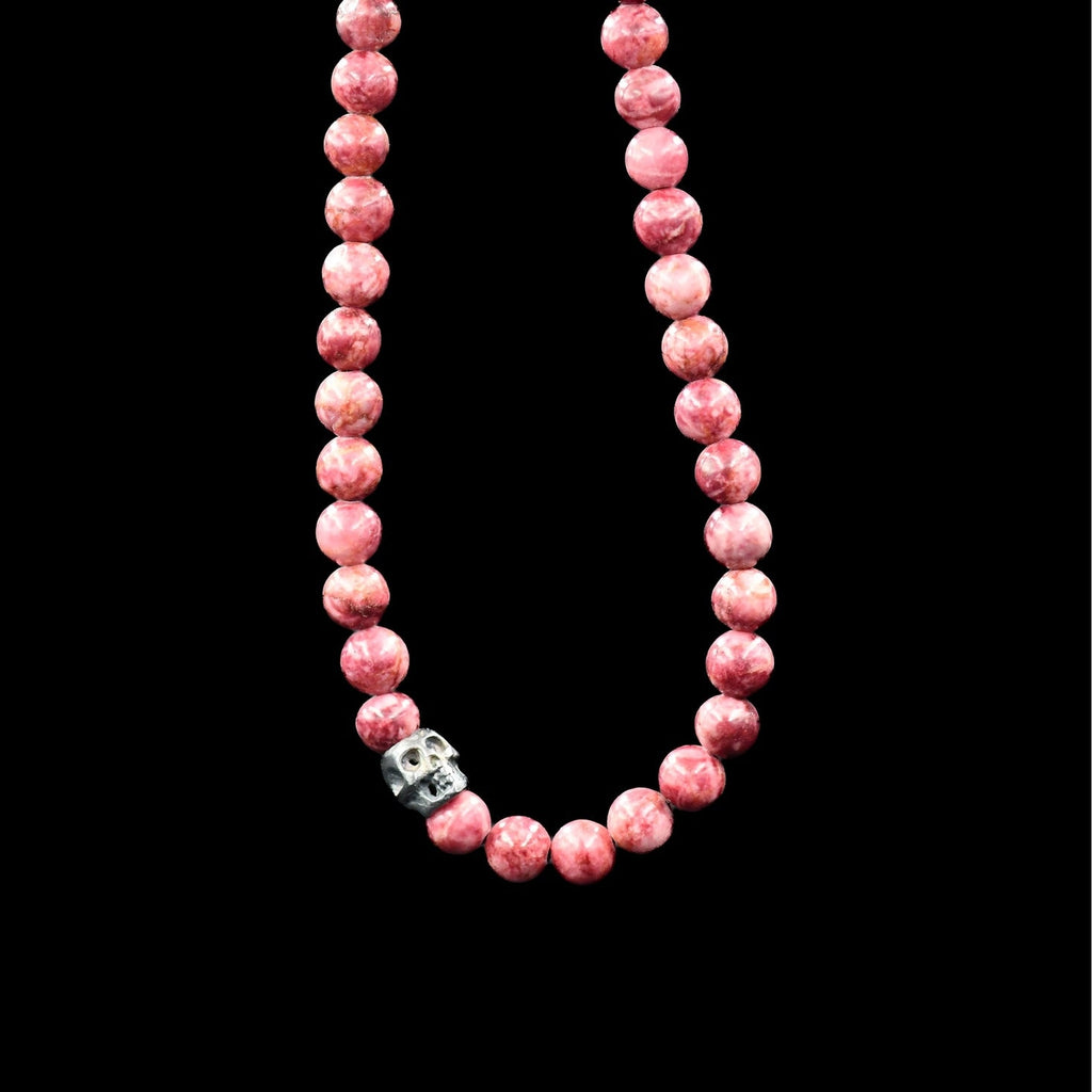 ONE SKULL PINK JASPER