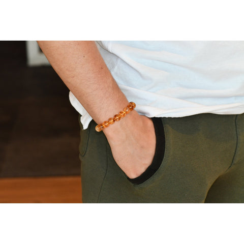 BIG CITRINE BRACELET
