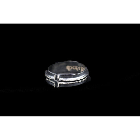 ROUNDED CROSS RING SMALL
