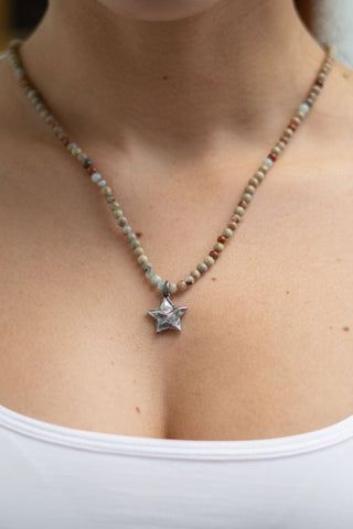 AFRICAN OPAL SEA STAR NECKLACE