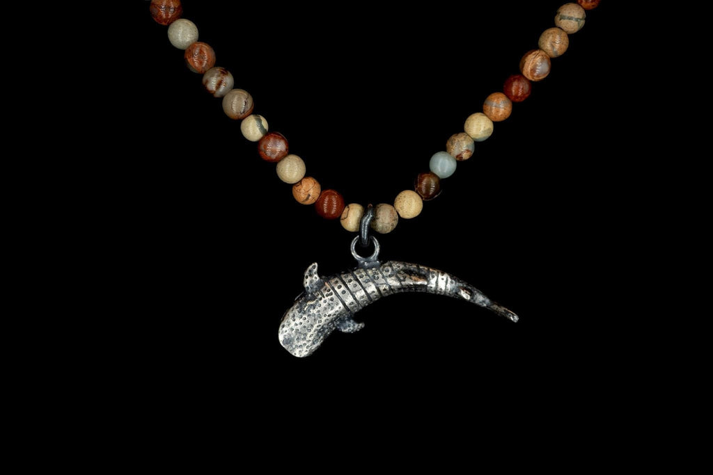 AFRICAN OPAL WHALE SHARK NECKLACE - Rock and Jewel