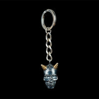 ALBERT SKULL DARK GOLDEN DEVIL HORNS - Rock and Jewel