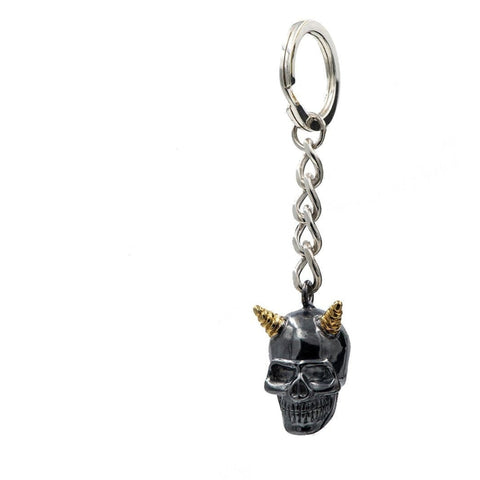 ALBERT SKULL DARK GOLDEN DEVIL HORNS