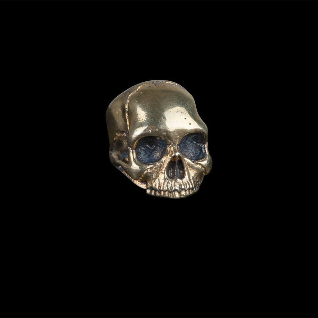 ANATOMIC SMALL HALF GOLDEN SKULL - Rock and Jewel