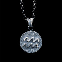 AQUARIUS ZODIAC SYMBOL - Rock and Jewel