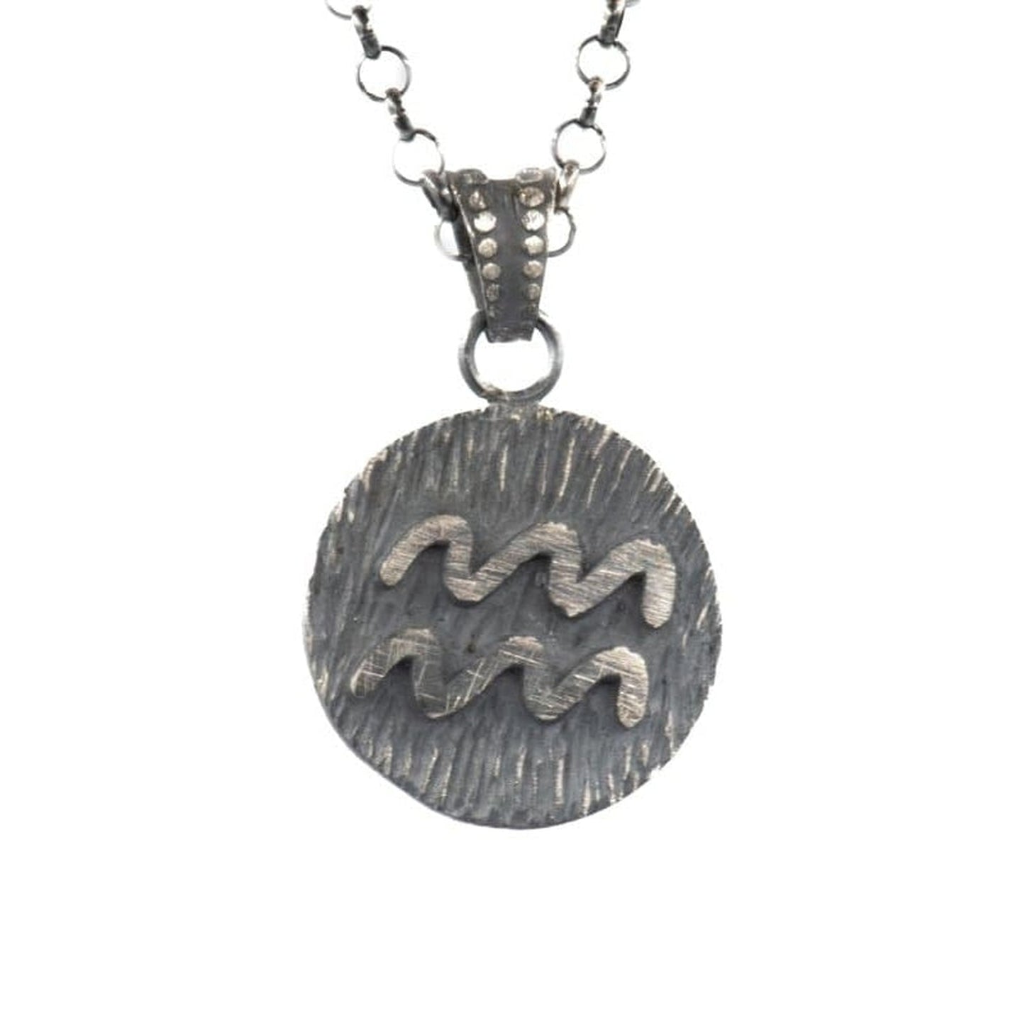 AQUARIUS ZODIAC SYMBOL - Rock and Jewel