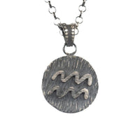 AQUARIUS ZODIAC SYMBOL - Rock and Jewel