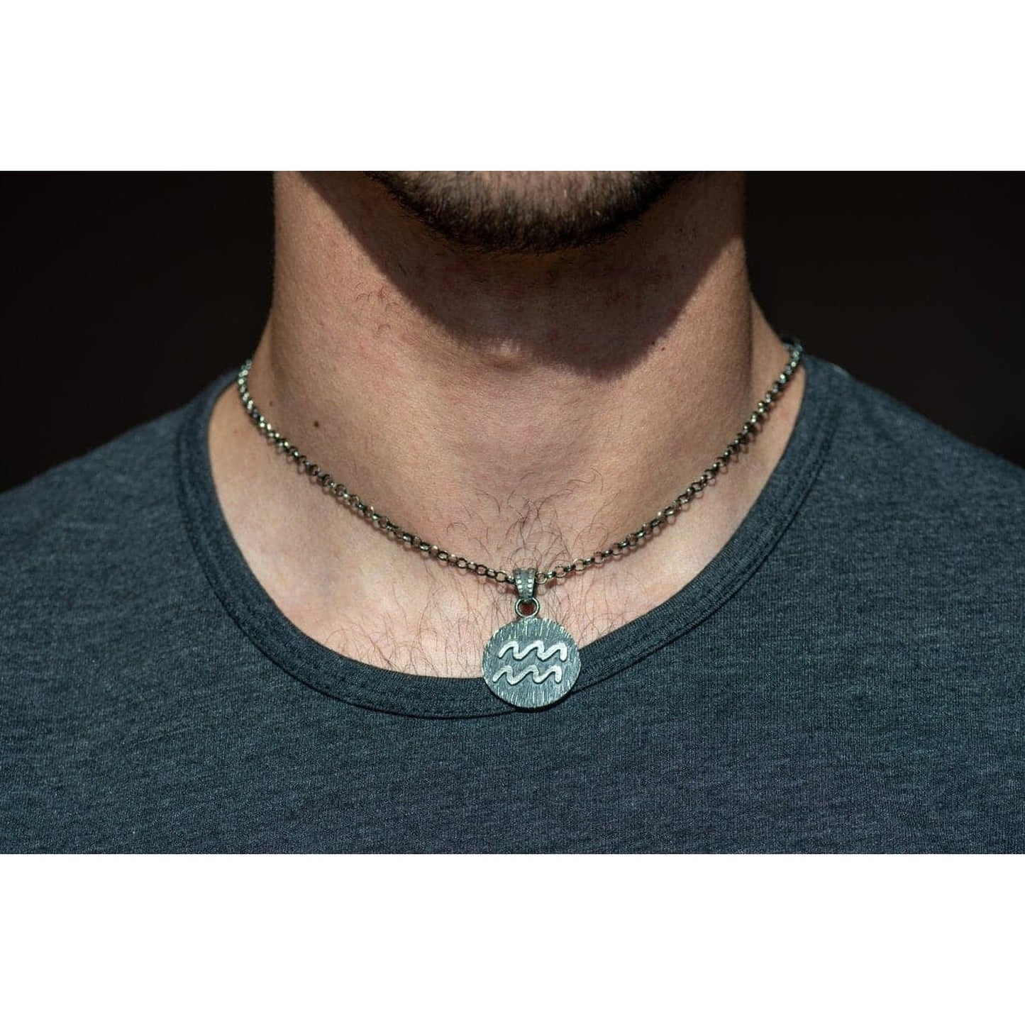 AQUARIUS ZODIAC SYMBOL - Rock and Jewel