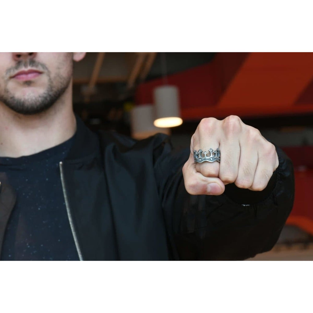 BIG CROWN RING - Rock and Jewel