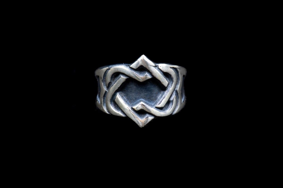 BIG UNIFIED HEARTS INFINITY RING