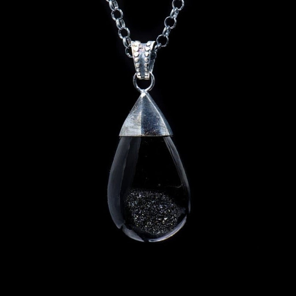 BLACK AGATHA DROP - Rock and Jewel