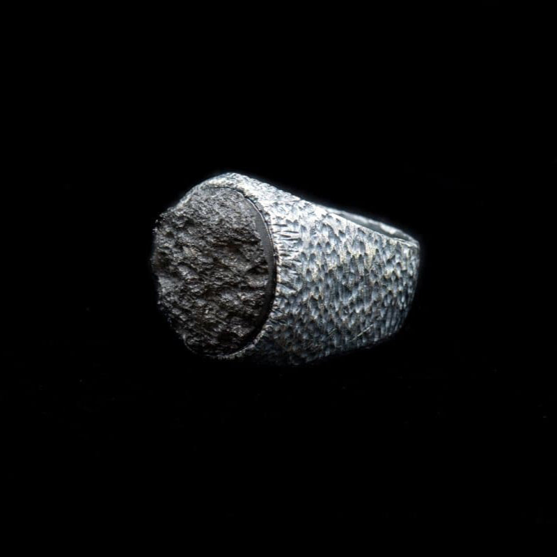 BLACK LAVA RING - Rock and Jewel