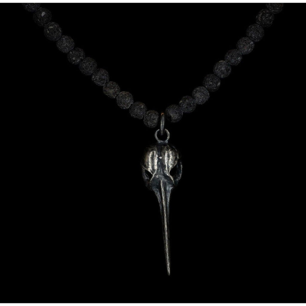 BLACK VOLCANIC DODO SKULL - Rock and Jewel