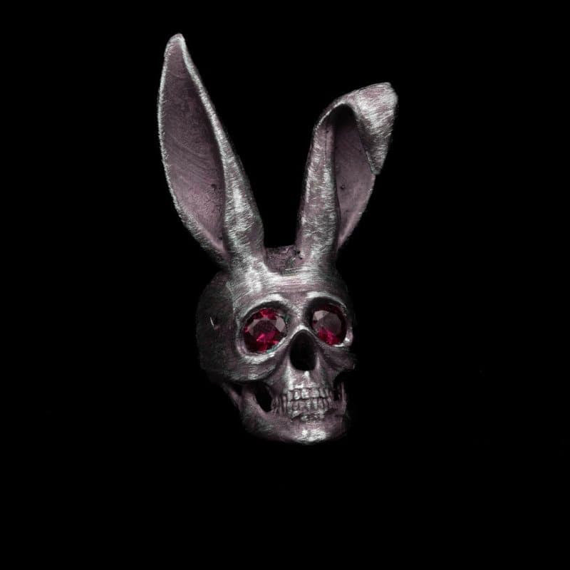 BUNNY STONE SKULL RING - Rock and Jewel