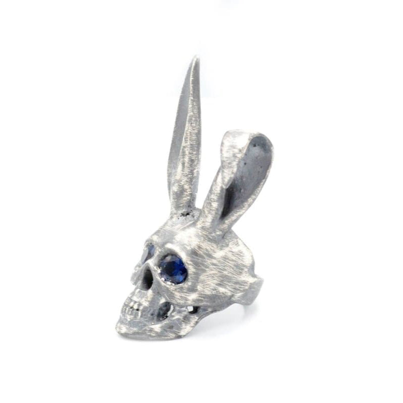 BUNNY STONE SKULL RING - Rock and Jewel