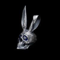 BUNNY STONE SKULL RING - Rock and Jewel