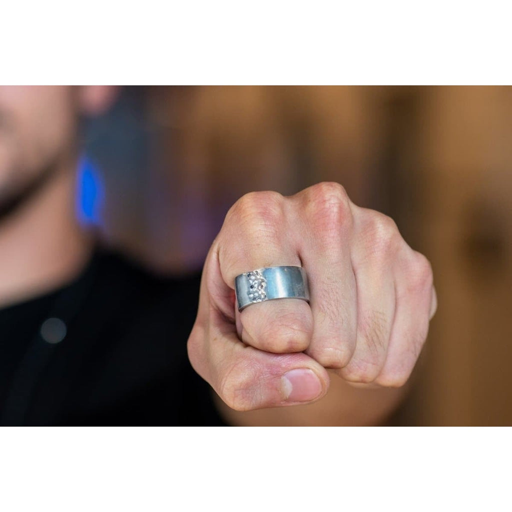 CRACKED RING POLISHED - Rock and Jewel