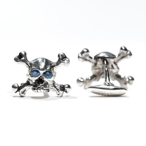 CROSSBONES SKULL JOE CUFFLINKS - Rock and Jewel